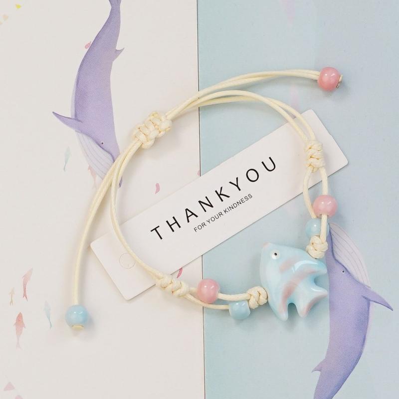 

Барвистий керамічний браслет з намистинками у вигляді морської зірки та мушлі для жінок Бохо рибні намистини плетений ланцюжок з мотузки пляжна вечірка ювелірні вироби A20