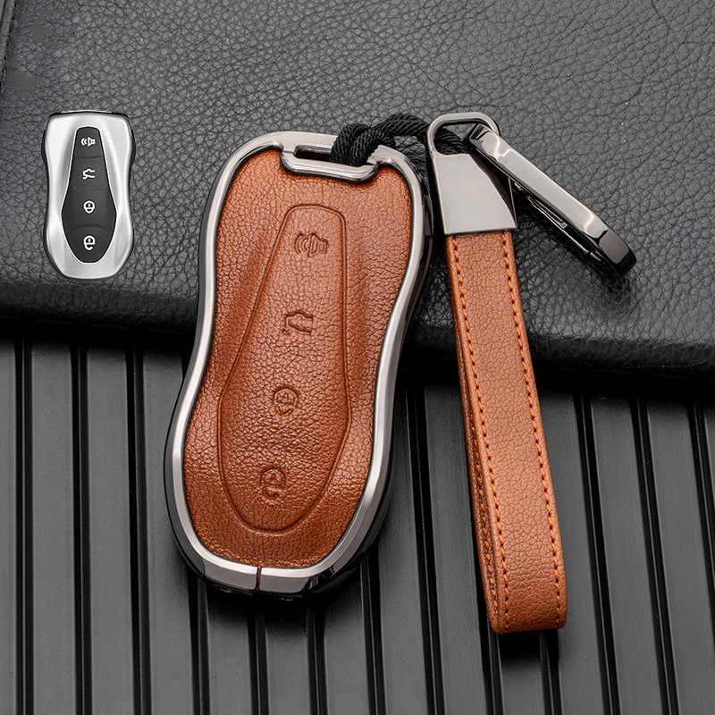 Key Case Cover For Geely Belgee X70 X50 Atlas Emgrand GS X6 Tugella Remote Fob Holder Car Accessories