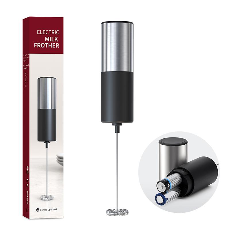 Přenosný Mini Elektrický Pěnič Mléka Pěnič Kávová Pěna Šlehač Vajec Cappuccino Míchadlo Potravinový Mixér Kuchyňský se Stojanem Šlehací Nástroje