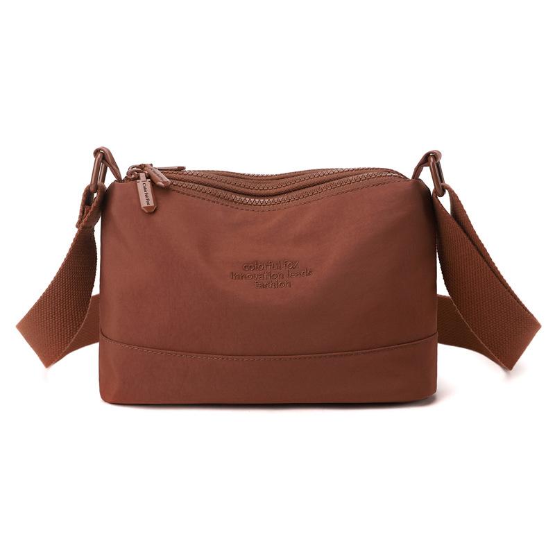 

Colorful Fox summer lightweight nylon bag trendy messenger bag large capacity women s shoulder small square bag