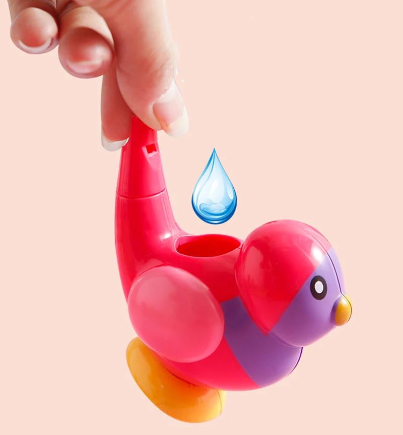 Coloured Drawing Water Bird Whistle Bathtime Musical Toy for Learning Gift Toy Musical Instrument