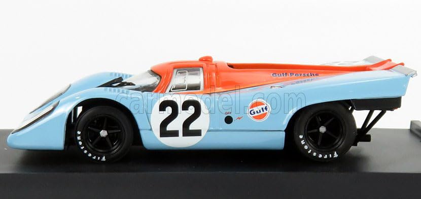 Brumm 1/43 Porsche 917K Le Mans 24H 1970 #22 GULF HAILWOOD - HOBBS BRUMM LE MANS Miniature Car