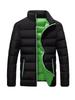 Giacca Sportiva da Uomo Ispessita Autunno/Inverno con Collo Alto Imbottita in Cotone - Cappotto Caldo Casual da Esterno