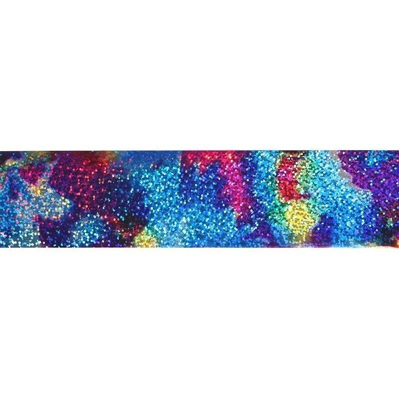 2PCS Gradient Starry Sky Nagelfolie blau holographische Papier Nail Art Aufkleber