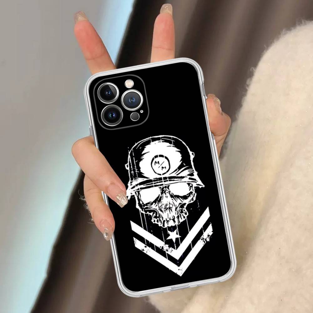Motocross Metal Mulisha For IPhone 17 16 15 14 13 12 Mini 11 Pro Max Transparent Case