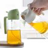470ml 2 in1 Oil Spray Bottle Kitchen Barbecue Cooking Olive Oil Dispenser Oil Jar Baking Vinegar Soy Sauce Spray Container