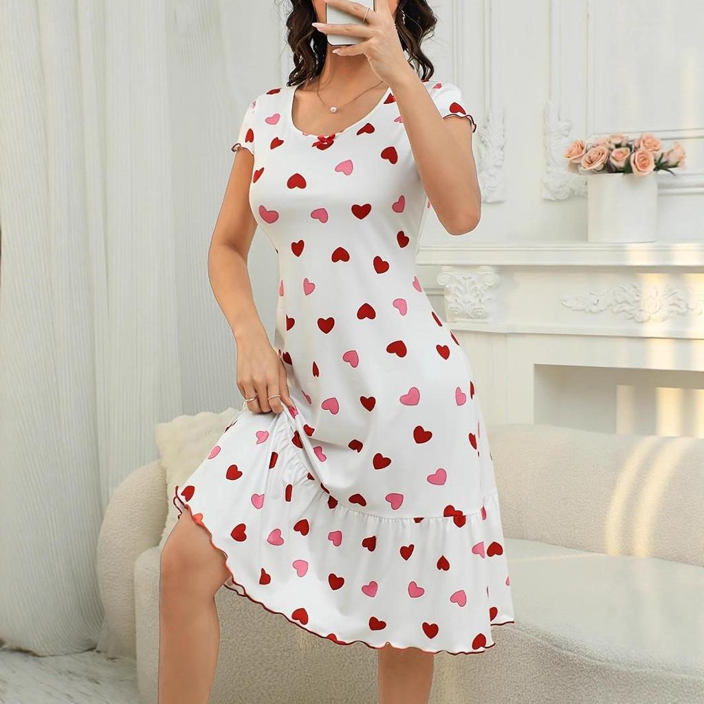 Summer Sexy Women's Casual Pajama Dress Nightgown Short Skirt