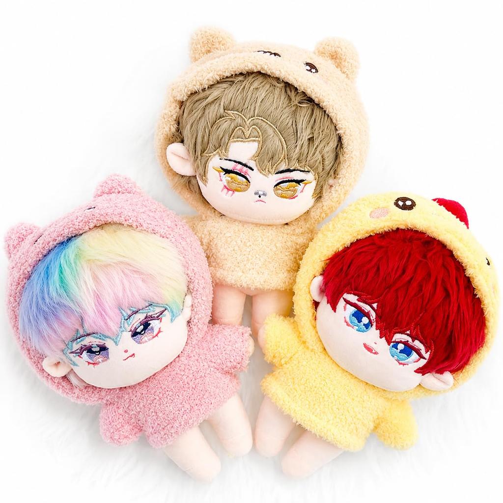 Boa plush toy costume [for 15-20cm plush toys] Beige. Beige plush toy costume, outfit, clothes, plush toy, animal, portable, fan goods, fan mascot,