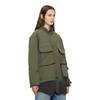Anta Solid Color Zip Stand Collar Jacket Women jackets Dark-Green 952448803-2