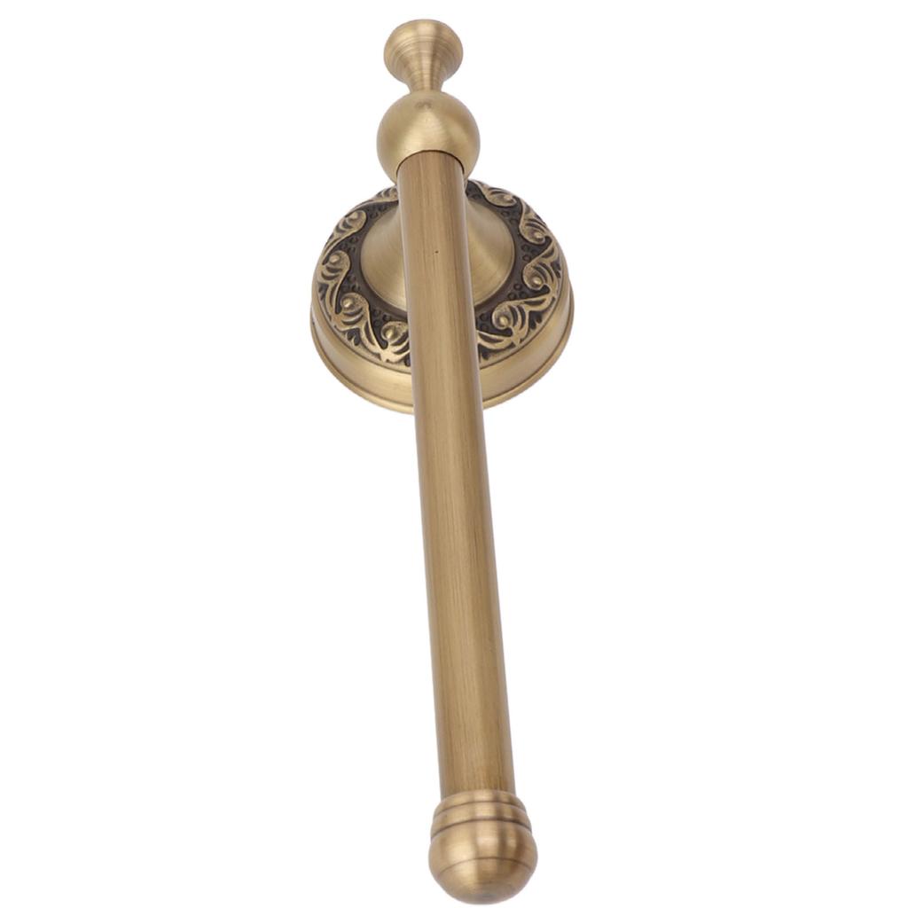Brass Toilet Paper Holder Antique Vintage Wall Mount Tissue Roll Bar Bathroom Accessories