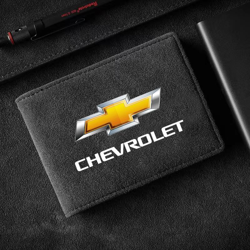 PU Leather Credit Card Case Car Driving Documents Protective Case for Chevrolet Malibu XL Equinox Auto Door Entry Pedal Guards Accessories