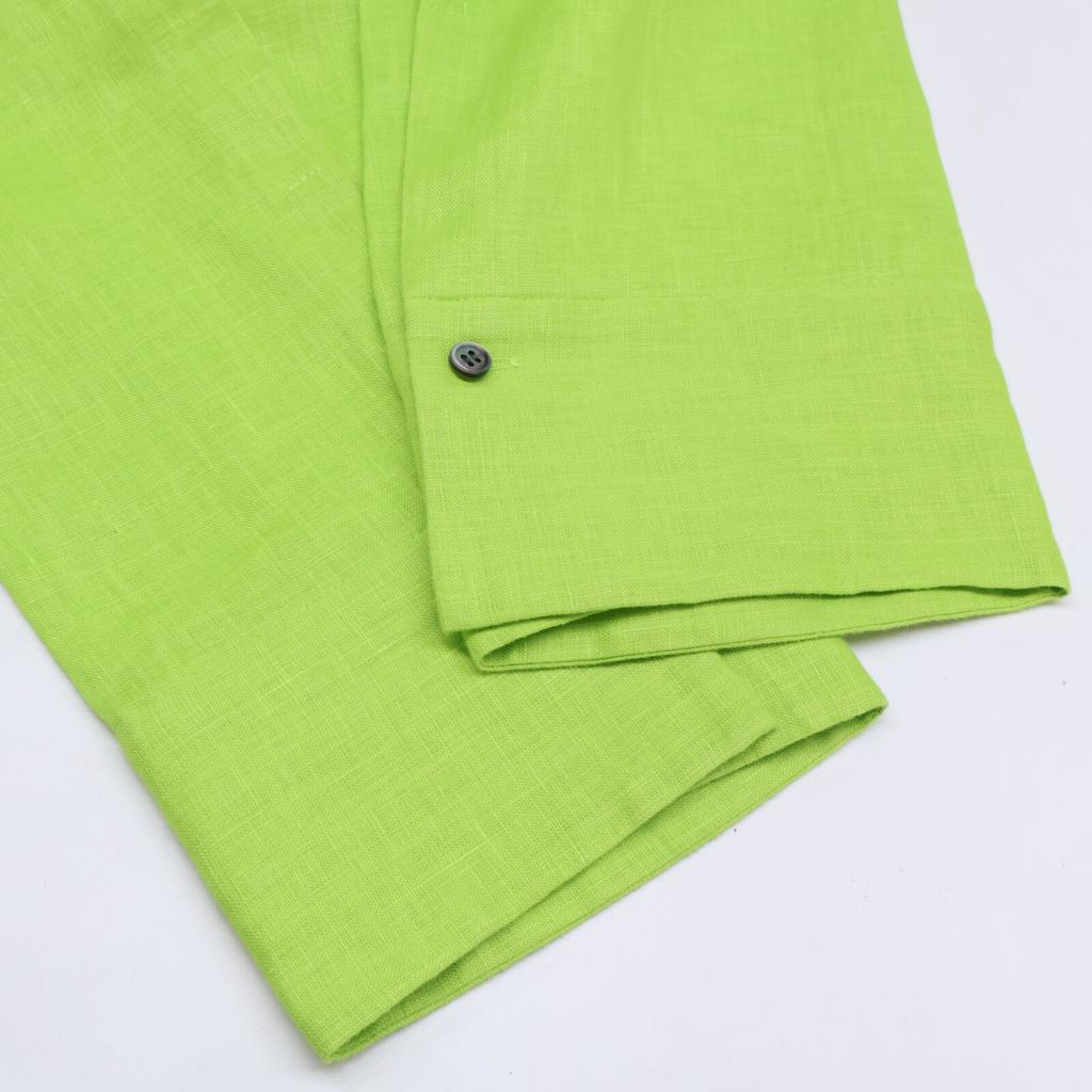 Ebure Green Linen Jacket Jacket 36 greenUsed