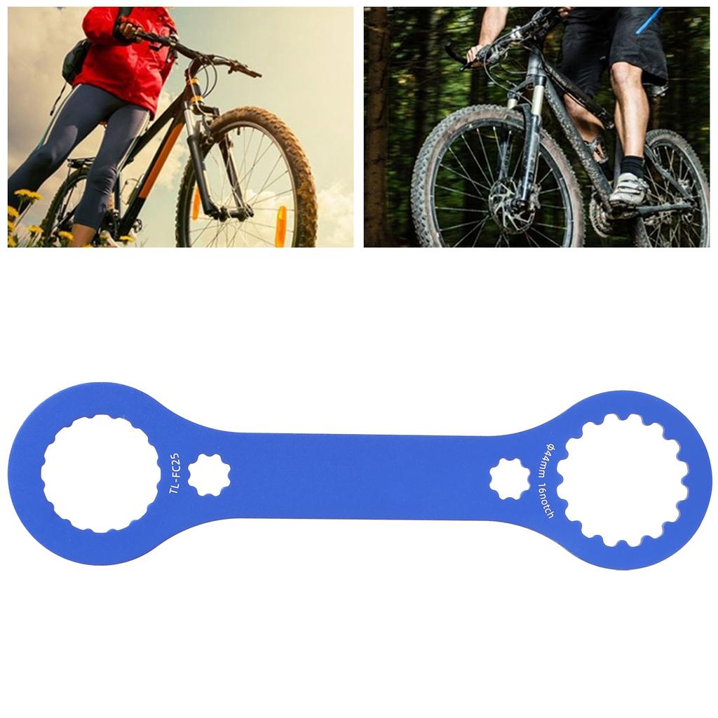 TOOPRE Aluminium Alloy BB Wrench Multifunction Integrated Crankset Remove Install Tool(BB Wrench Tool A )