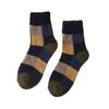 Cute Home Plush Socks Towel Socks For Male Middle Tube Socks Wool Socks Men Hosiery Lattice Socks
