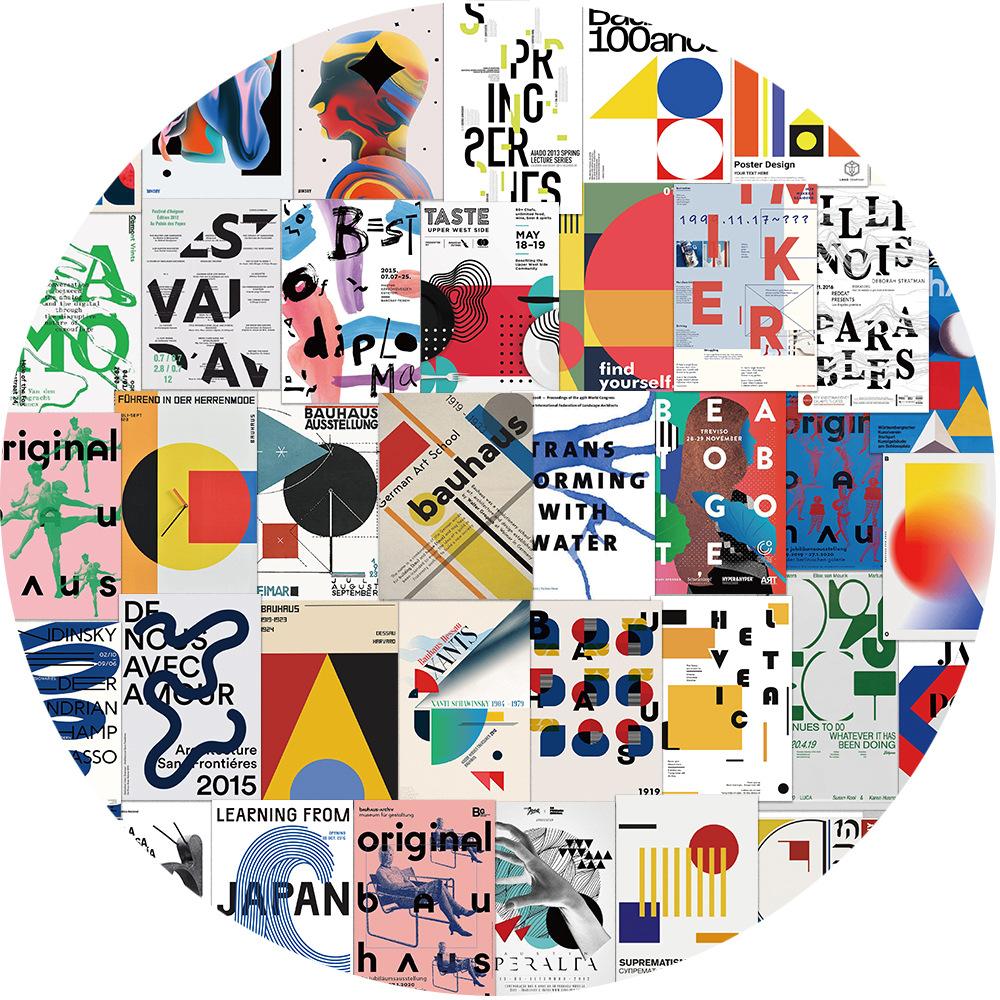 

40 Мультяшных Арт-Постеров Граффити Наклейки Персонализированный Декоративный Чемодан Ручка Гитара Блокнот Водонепроницаемый Взрывной