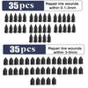 Tire Repair Rubber Nail,40PCS Tire Repair Rubber Screws Fast Tyre Self-Service Tool,Electromobile Tire Puncture Repair for Car