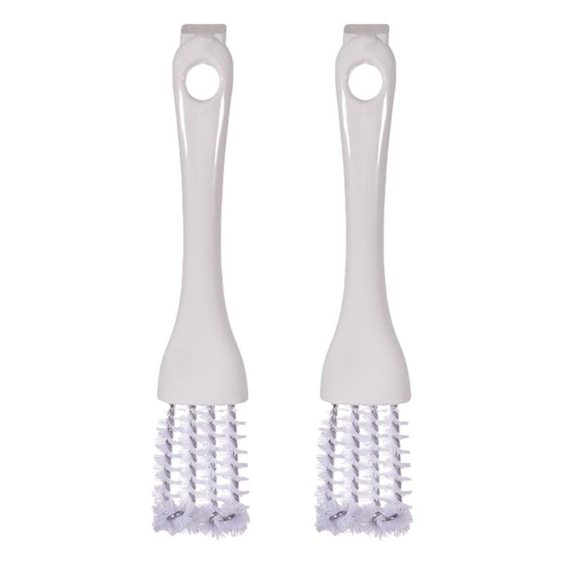 Ergonomic Professional Cage Maintenance Tool Double Side Scrubbing Head Reaches Tight Corners Stubborn Residues Remover