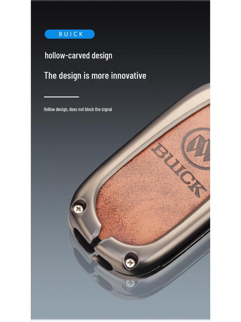Buick Envision Key Case: Full Wrap Metal Protective Shell for Enclave, Regal, and LaCrosse Keychains