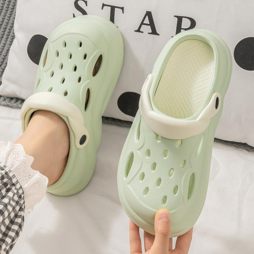 Platform Women Clogs Shoes Beach Garden Thick Bottom Sandals Fashion Comfortable Clogs Indoor Outdoor Ladies Hole Shoes