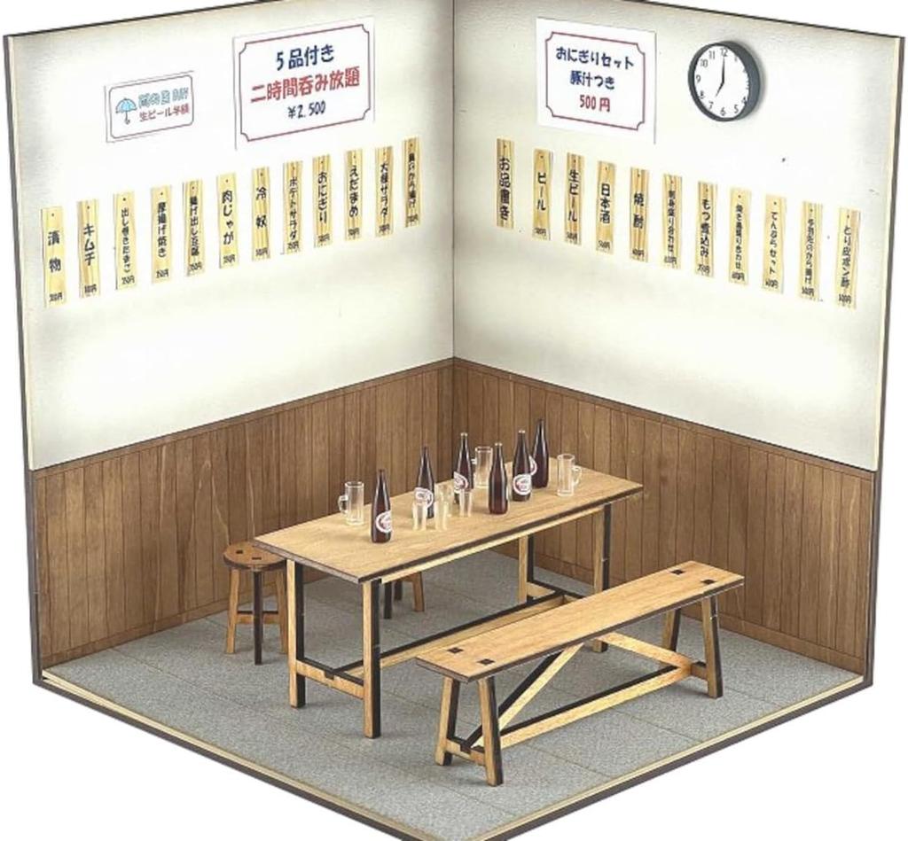 Kobaani Model Workshop 1/12 Japanese Style Series Showa Era Izakaya Wooden Miniature Kit WZ-027 (Diorama)