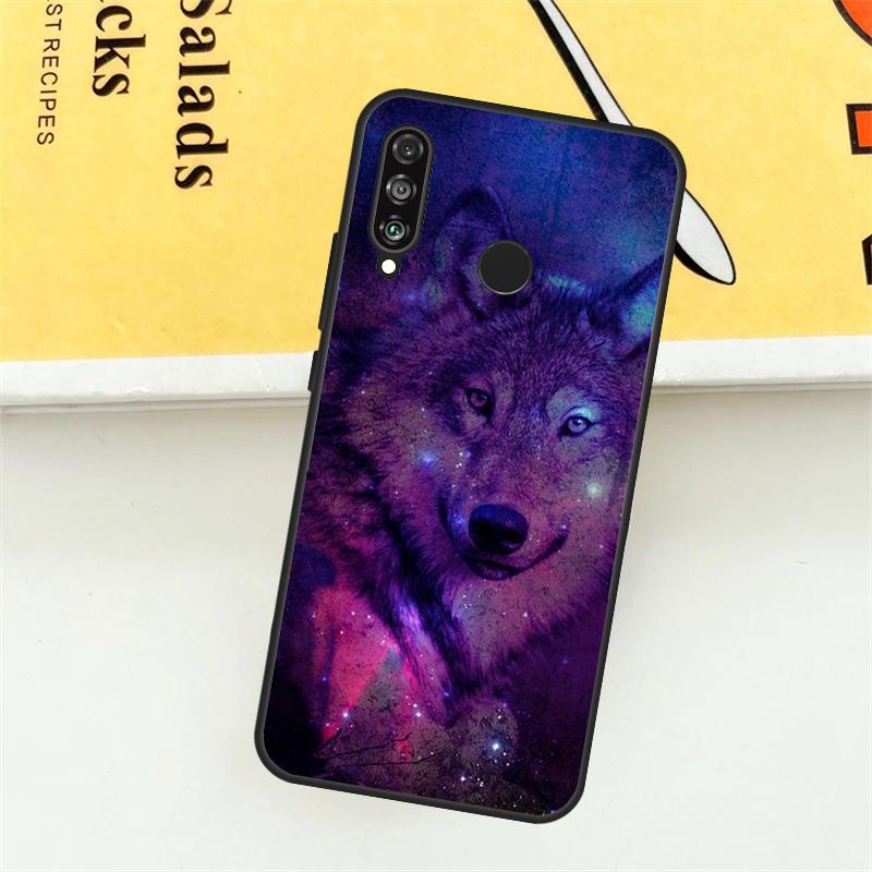 Animal Wolf Galaxy For Huawei Nova Y61 Y73 Y70 Y72 Y60 Y90 Y91 7i 8i 11i 12i 12s 9 10 SE P20 P30 P40 Lite Case