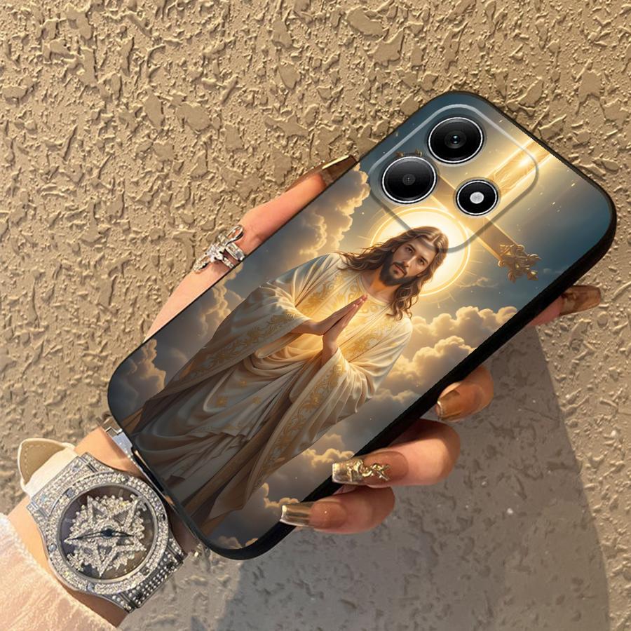 Phone Cover Case for Xiaomi Redmi Note 14 10 13 Pro Plus 11S 14C 12 11 Pro A1 A2 A3 12C 13C K40 K80 9 8 7 A4 A5 12S Jesus Design