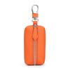 Genuine Leather Key Case With Zipper Pocket Car Keys Stylish Waist Clip Holder In Multiple Colors