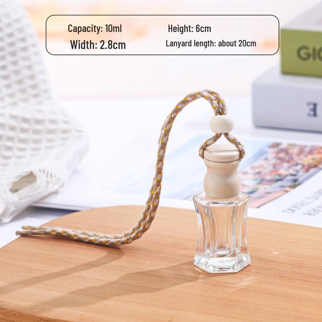 Creative Rope-Handle Glass Bottle Air Freshener and Flameless Diffuser