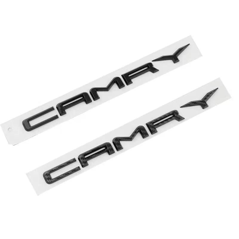 3D ABS high quality for Toyota Camry car Letter front Emblem Rear tail trunk Decals badge sticker Decal styling car Accessories