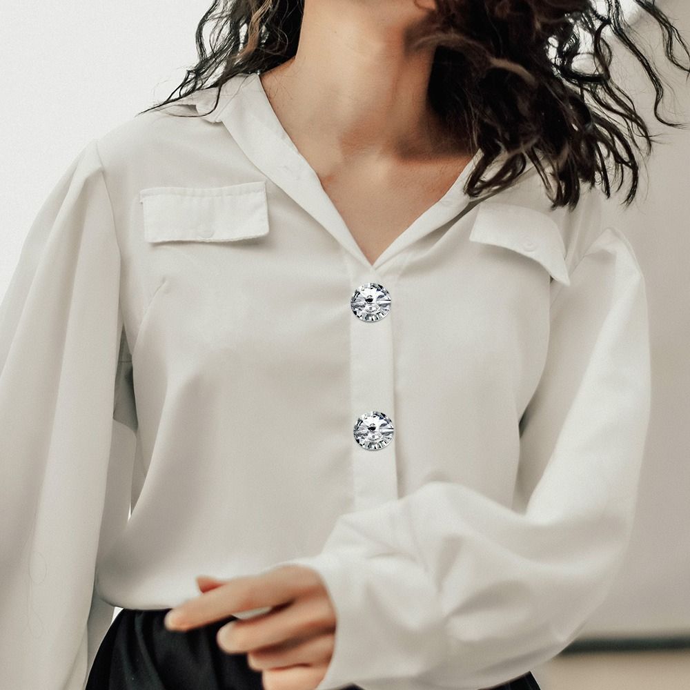 50 szt. Modne kryształowe guziki Rękodzieło Akcesoria do szycia Guziki do koszuli Guziki do odzieży z dżetami