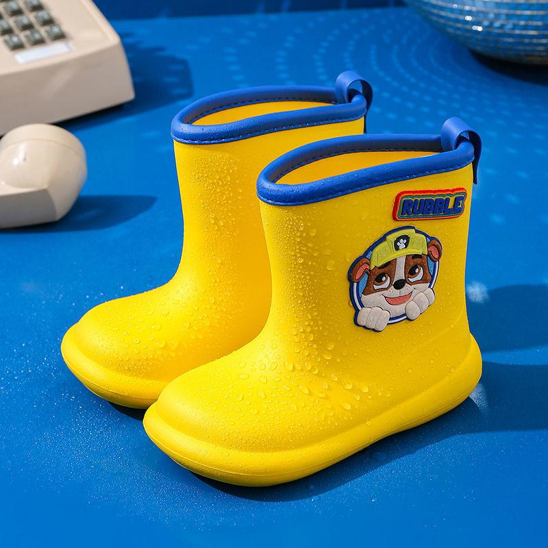 Paw Patrol Baby Rain Boots Children's Non-Slip Rain Boots Boys Cute Toddler Girls Waterproof Shoes Kids Rubber Shoes