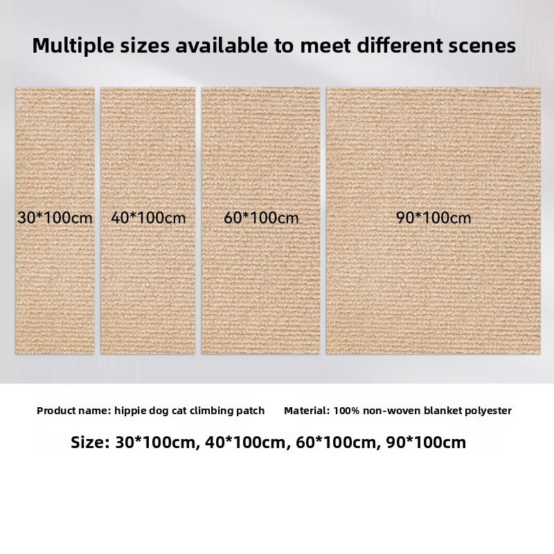 Cat Scrape Pad Cat Climbing Pad Anti-Cat Scrape Sofa Protects Wear and Non-Chip Stickers Wall Cat Scrape Board Wall Stickers