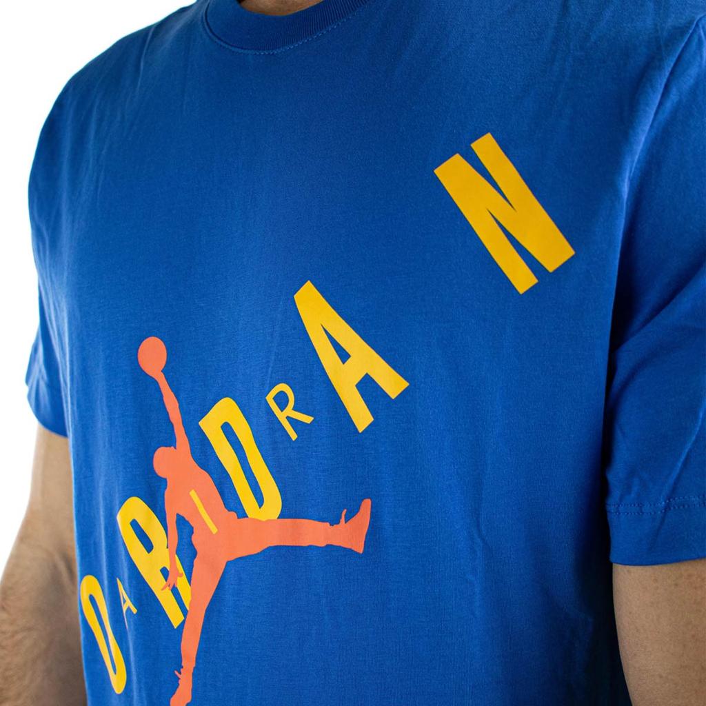 Jordan HBR Strech T-Shirt Blue Men Streetwear DA1894-403