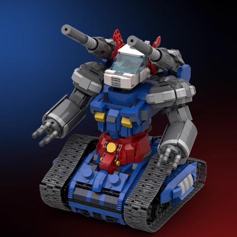 Building Block Steel Tank Mobile Suit Toy Ten Level Difficulty Robot Boy