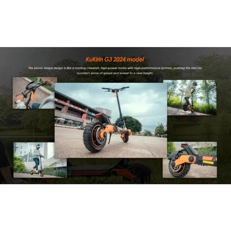 KUKIRIN G3 Electric Scooter 1200W Powerful Motor 52V 18Ah 52km/h 63km Long Range Off-Road 10Inch Tyres Foldable Escooter