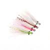 4pcs Fast Sinking Fly Fishing Lures Barbed Hook Fast Sinking Flies Crazy Charlie Flies  For Bass