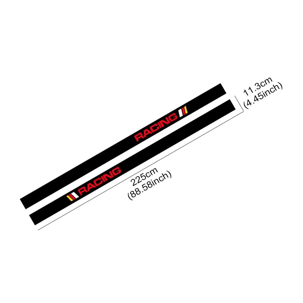2PCS Car Door Side Stickers For Tesla Model S PVC Decals Waterproof Vinyl Film Decoration Auto Exterior Styling Accessories