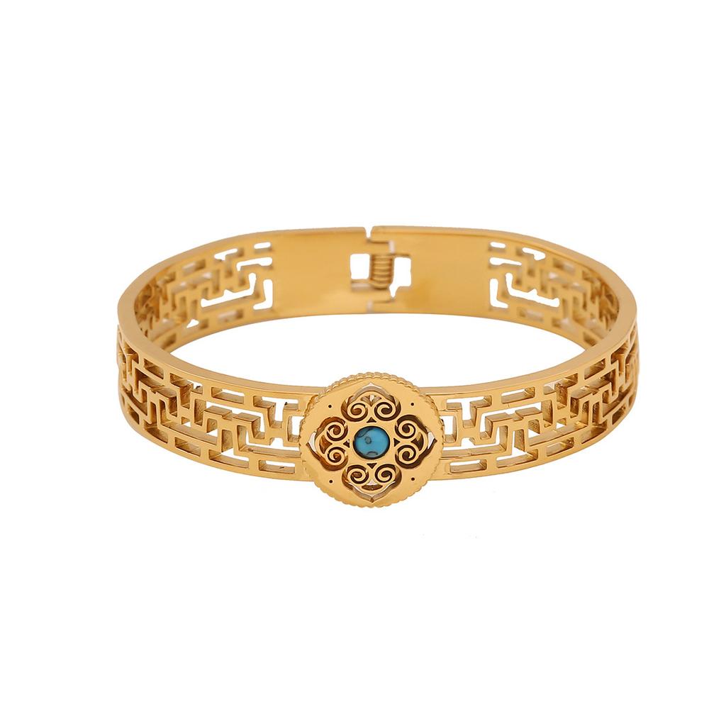 Neues Retro-Armband mit Aussparungen, Persönlichkeit, Mode und hochwertiger Haptik. Armbandzubehör
