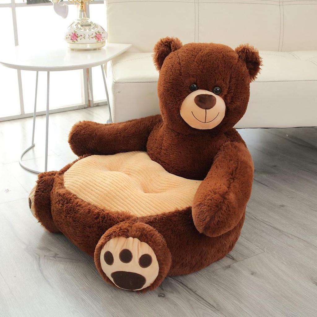 Morbido Divano Peluche Cartone Animato Panda per Bambini con Cuscino Tatami