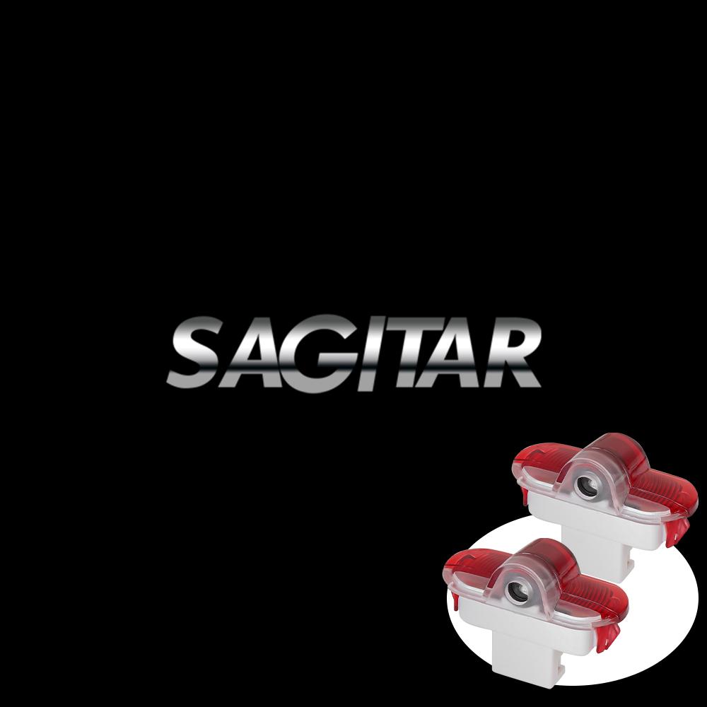 4 Stück Auto Tür Willkommensleuchte LED Kabellos Laser Projektor Logo Nachtlicht für Volkswagen VW Lavida Touran Caddy Käfer Golf Bora