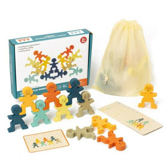 Animal Balance Wooden Stacking Blocks - Educational Toy for Children's Early Learning