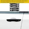 Gloss Black Smart Door Handle Cover 8pcs For Honda Civic Sedan Hatchback 2016-21