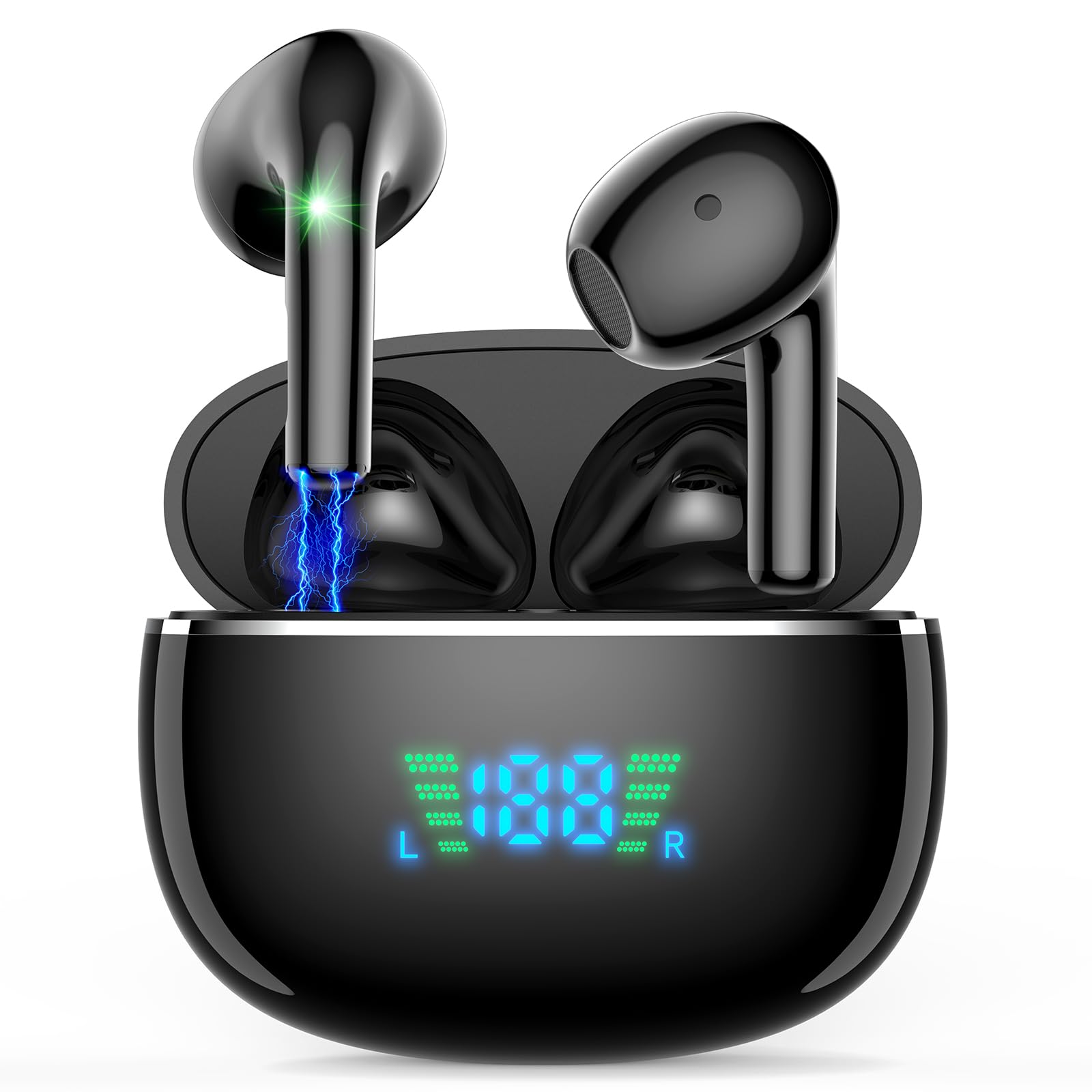 

Wireless Bluetooth Double Microphone Call Noise Sound AAC Single Inner Charging Left and Right Volume Japanese [Wireless Earphones] Earphones,