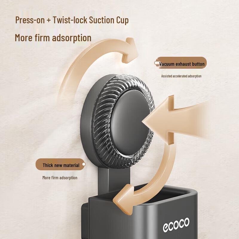 Ecoco Wall-Mounted Toothbrush Holder