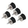 5 PCS Golf Ball Suction Cup Silicone Zinc Alloy Golf Grabber No Bending Golf Ball Picker