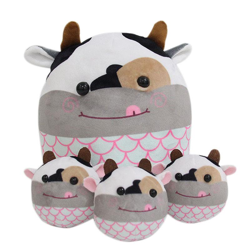 

Плюшевые игрушки Squishmallow Аксолотль Мягкая набивная кукла Животное Детский Рождественский подарок на день рождения Cow