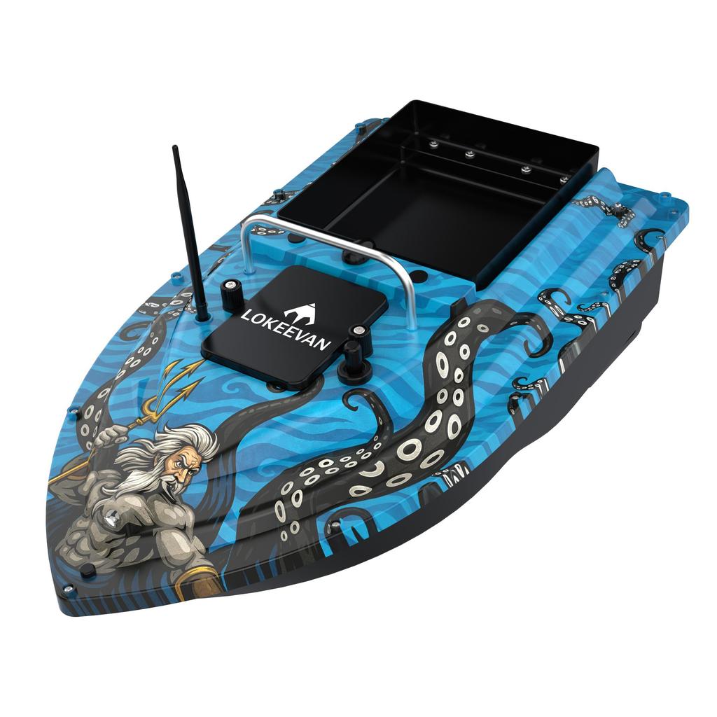 LOKEEVAN D32ED GPS Fishing Bait Boat 12000mAh GPS+Beidou Dual System 500m Remote Control Distance