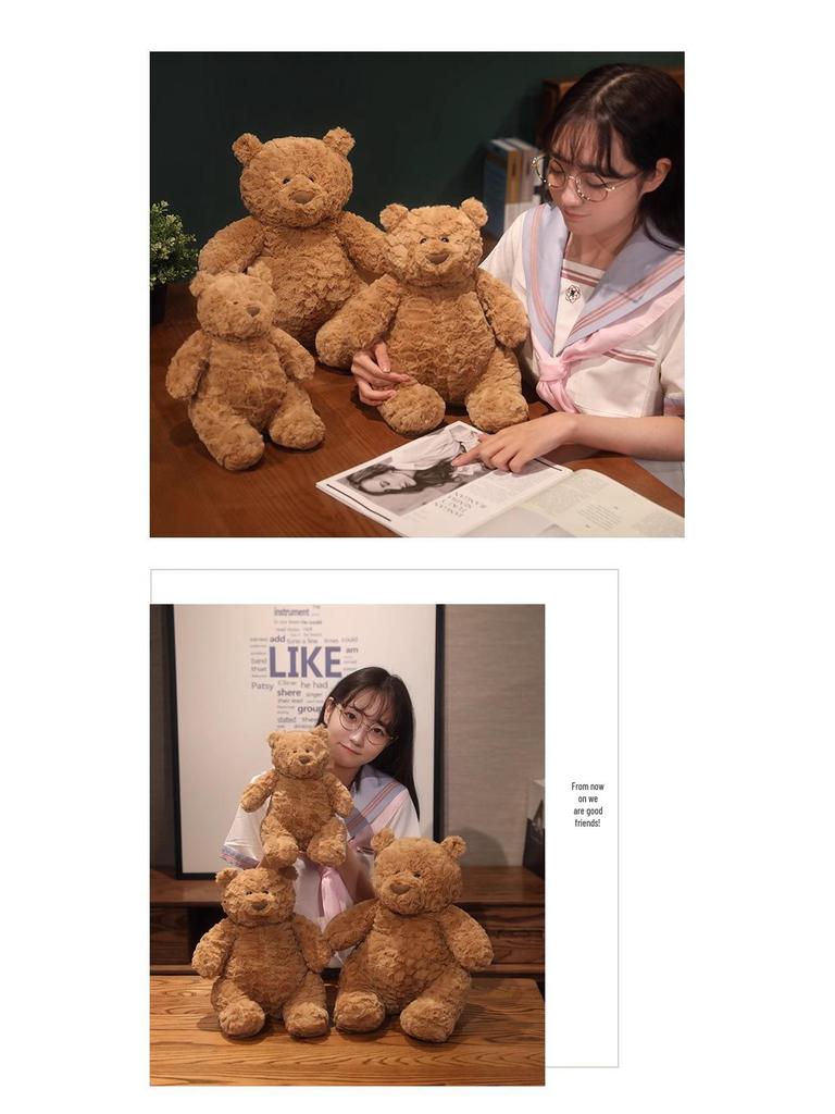 Barcelona Teddy Bear Plush - Rona, Soothing Sleep Pillow Doll