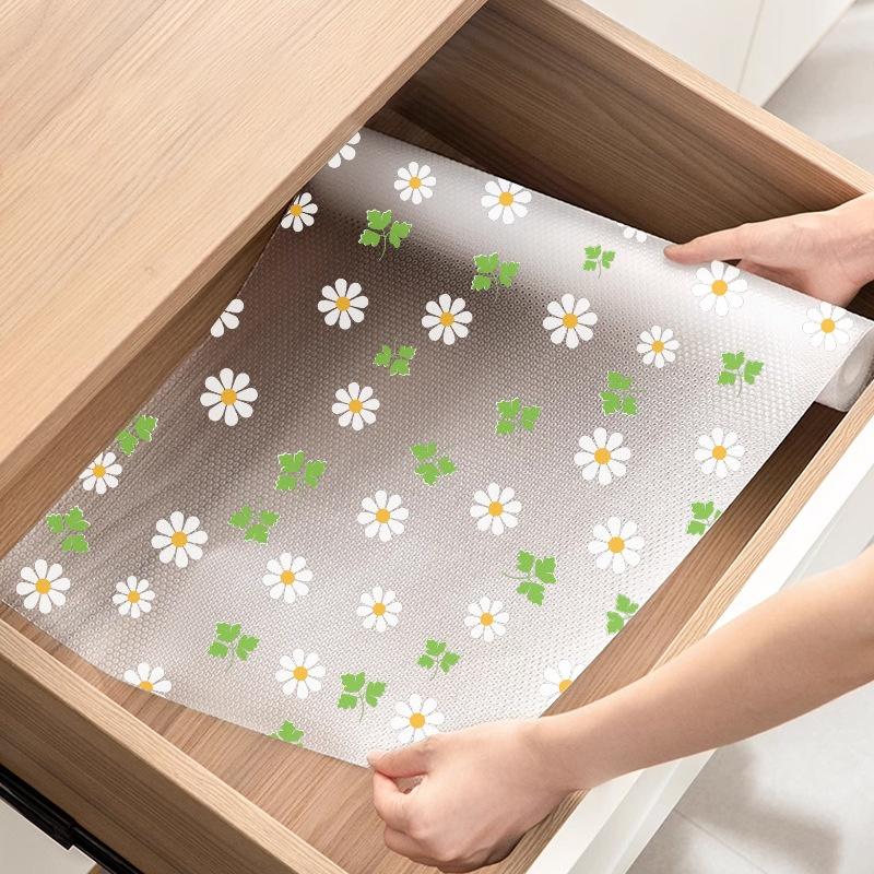 Non-Adhesive Drawer Protector Pad Waterproof Dustproof Anti-Slip Moisture-Proof Closet Placemat Table Pad Oil-Proof Liners