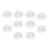 10Pcs Footswitch Toppers Clear Transparent Universal for Guitar Effects Pedal Accessories
